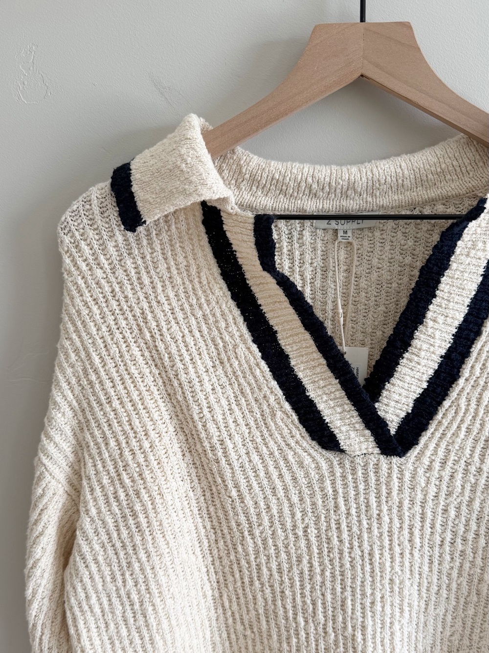 Z Supply Hammond Oversized Polo Sweater - Picture 5 of 7